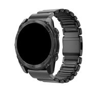 26mm Titanium Band for Garmin Watch Fenix 8 7X Pro Tactix7 EPIXPro 51mm Enduro 3 2 Instinct 2X 50mm Quick Fit Strap Accessories(Black black,26mm(Tavtix 7/7pro))