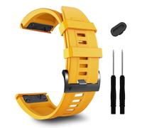 26mm Watch Band，For suitable for Garmin Fenix 7X Pro Epix Pro 51mm Fenix 6X Watch Strap Fenix 5X Plus Silicone Wristband Fenix 6X Pro Descent Mk2i MK3i 51mm Smartwatch WristBand