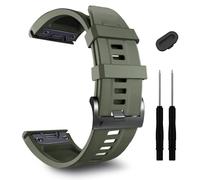 26mm Watch Band，For suitable for Garmin Fenix 7X Pro Epix Pro 51mm Fenix 6X Watch Strap Fenix 5X Plus Silicone Wristband Fenix 6X Pro Descent Mk2i MK3i 51mm Smartwatch WristBand