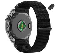 26mm Watchband Compatible with Garmin Fenix 8/tactix 8 AMOLED-51mm/Fenix 7X/6X/5X/7X Pro/6X Pro/5X Plus/3,Nylon Elastic Braided Strap For Garmin Descent Mk2i/3i/epix Pro 51mm/Enduro3 2