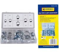 26Pc Hose Clamps Clips Jubilee 16mm 22mm 25mm 28mm 30mm 40mm Assortment In Case