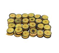 26PCS A to Z Tube Cable Marker Set, PVC Wire Numbering Marker with Concave Non - Slip Design, Coded Cable Marker for Electronics Electrical Wiring and Locomotive Networks (10m²)