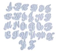 26Pcs A-Z Alphabet Letter Silicone Mold UV Epoxy Resin Casting Mold for Necklace Keychain Pendant Jewelry Making