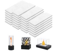 26PCS Ceramic Wool Sponge for Bio Ethanol Fire, 170x60x10mm | Table Top Bioethanol Fire Burner Firepit Sponge for Indoor Tabletop Fireplace Accessories