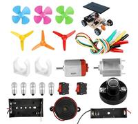 26PCS Electric Circuit Kit DIY STEM DC Motor Science Experiment Set