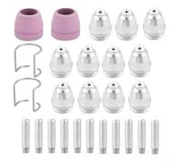 26PCS for AG60 for SG55 Plasma Cutter Consumables Kit, Plasma Cutting Torch Tip