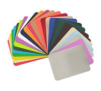 26Pcs Iron on Patches, Repair Patches for Clothing, 26 Colors Self-Adhesive Square Colorful Iron On Mending Patches Fabric for Girls Kids Jeans and Clothing Repair (9.5X 12.4cm)