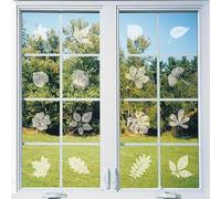 26PCS Leaf Window Bird Decals for Birds Strikes - Anti-Collision Window Clings to Prevent Bird Strikes Static Cling Window Decal