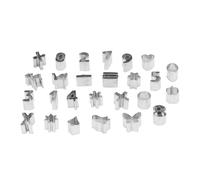 26PCS Mini Number Cookie Cutters, Stainless Steel Cookie Cutters Small Baking Mold Baking Tools Cake Decorating for Fondant Biscuit