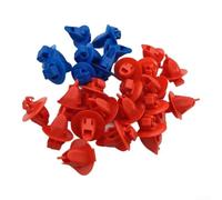 26pcs Mudguard Retainer Clips for Toyota for tacoma 01-04 Blue Red | High-grade plastic material, resistant, secure fit for fender flares, for durable construction