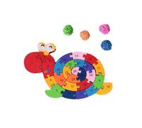 26Pcs Multicolor Letter Children's Educational Building Blocks Snail Toy Puzzle For Children Gift