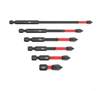 26pcs PH2 Magnetic Batch Head Screwdriver Drill Bits with Rust Resistant Phosphating Black Coating Suitable for Various Materials and Applications (2PCS 25mm)