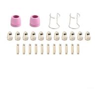 26PCS Plasma Cutter Consumables Kit for AG60 and SG55 Plasma Cutters, Including Nozzles, Electrodes, Shield Cups and Wire Guides