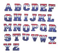 26pcs Sequin Alphabet Iron on Patches for Denim Clothing, 26 Letters | Polyester PET Hot Melt Adhesive, Glitter Reflective Bling, No Sewing Required, Travel and Party Decor