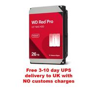 26TB Western Digital WD Red Pro NAS (7200RPM, 3.5", SATA III, 512MB Cache)