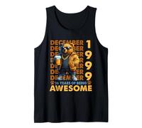 26th Birthday Bear Legends December 1999 26 Years Old Mens Tank Top