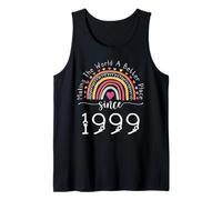 26th Birthday Born Making The World Better Place Since 1999 Tank Top