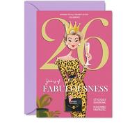26th Birthday Cards for Women, Years Of Fabulousness
