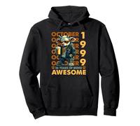 26th Birthday Cow Legends October 1999 26 Years Old Mens Pullover Hoodie
