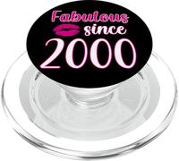 26th birthday sweet lips gift women | Fabulous since 2000 PopSockets PopGrip for MagSafe