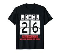 26th Wedding Anniversary Unlocked Level 26 Birthday Complete T-Shirt