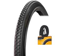 26x1.75 700x32c Puncture Resistant Thick 6-Layer Tire with Inner Tube, 700 32c High Pressure 700kPa, Max Load 300kg for City Commuter Trike Cargo E-Bike