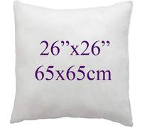 (26x26") Super Soft white Duck Feather Cushion pads Inners, Inserts, Fillers, 100% Cotton Down Proof Cover, Hypoallergenic,