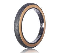 26x4.0 E-Bike Fat Tire with Brown Sidewall, Heavy Duty Wear Resistant Replacement for Electric Tricycle | Compatible with Wide Urban Street and 3-Wheel Bikes