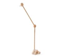 27.17inch Wooden Cloud Design Detachable Height Adjustable Cot Mobile Arm Hanger for Crib Bed Bell