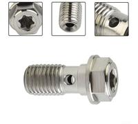 27.3mm Total Length for m10 x 1.25 Steel Bolt 27.3mm Total Length | 304 grade material, high for temp resistance, rust for proof, fits Nissin calipers, design
