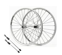 27.5 29inch Mountain Bike Clincher Wheelset 54T Ratchet System Trail/AM/DH Front Rear Wheels 100/135mm QR, 7-12 Speed Cassette, Disc Brake Sealed Bearing Hub(Silver,29")