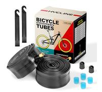 27.5 Inch Bike Inner Tube: Hycline 2-Pack Bicycle Inner Tubes Compatible for 27.5 Inch x 1.75/1.95/2.10/2.125 Bike Tire, Mountain Bike Inner Tube with Schrader Valve, 2PCS Levers
