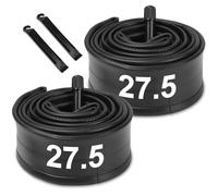 27.5 Inch Bike Inner Tube: Hycline 2-Pack Bicycle Inner Tubes Compatible for 27.5 Inch x 1.75/1.95/2.10/2.125 Bike Tire, Mountain Bike Inner Tube with Schrader Valve, 2PCS Levers