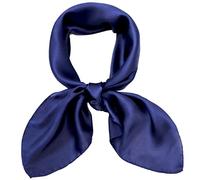 27.5'' Silk Feeling Scarf Medium Square Satin Head Neck Scarf for Women Hair Sleeping at Night