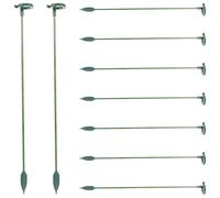 (27.50X2.70X2.30CM, One size) 10pcs Plant Support Racks Potted Plant Support Rod Butterflies Orchid Ring Holders