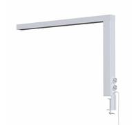 27.56" Nail Desk Lamp, Manicure Handicraft Lighting, 36W Dimmable Esthetician Light, 3000-6000K, L-shaped Manicure Table Clamp Light for Manicurist Nail Tech(White,5PCS)