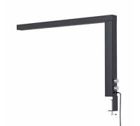 27.56" Nail Desk Lamp, Manicure Handicraft Lighting, 36W Dimmable Esthetician Light, 3000-6000K, L-shaped Manicure Table Clamp Light for Manicurist Nail Tech(Black,5PCS)