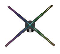 27-65cm 3D Holographic Projection Wifi Led Logo Light Player Remote Control Fan Advertising Lights(P50)