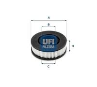 27.689.00 FITS CITROËN RELAY II VAN 3.0 HDI FILTER, CRANKCASE VENTILATION UFI