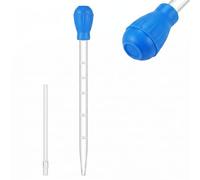 27.7 Inch Extra Long Aquarium Turkey Baster, 50ml Fish Tank Water Changer Siphon with 10 Inch Extension Tube, Aquarium Waste Remover Cleaner for Feeding, Water Change and Tank Maintenance, Blue