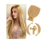 #27 Blonde Bulk Hair Human Hair Extensions 100G No Weft Straight Bulk Remy Hair for Braiding(26 Inch)