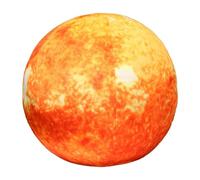 27 cm Earth Sun Planet Plush Stuffed Pillow, Space Solar System Educational Moon Stuffed Toy, Bedside Sofa Pillows Huggable Home Decoration Throw Pillows, PP Cotton Stuffed Plush Simulation