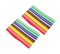 27 Colors Star Paper Strips for Holiday DIY Crafting - Double Sided Folding Paper for School Arts - 2700 Sheets Star Paper for Decorative Origami and Making