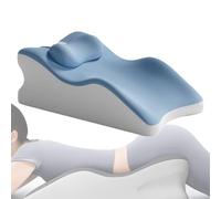 27 Degree Angle Pillows Perfect Positioning for G, Ergonomic Wedge Couples Cushion, Memory Foam Butt Cushion for Comfort & Support During Intimacy (Blue)