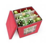 27 Grid Christmas Ball Storage Box Dividers Foldable Protective Transparent Christmas Tree Decorations Organizer for Christmas