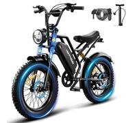27 Inch Adult Electric BIke, 48V/18Ah E Bikes for Adults 60+ Miles Long Range, Double Shock Absorber and Disc Brakes Electric Motorcycle All Terrain Fat Tire Electric Dirt Bike