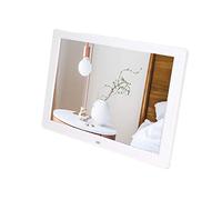 27-inch Digital Photo Frame, Wall-mounted Advertising Player, High-definition Electronic Photo Frame Suitable for Various Scenes (White)