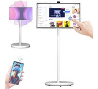 27-Inch Digital Signage Display, 1920x1080p Touch Screen, Android OS, 128GB Storage, Wireless Projection, Camera, 9000mAh Battery, Downloadable App, Network Connection