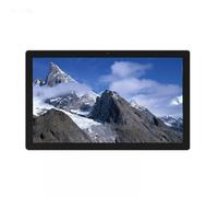 27-inch IPS high-definition digital photo frame electronic photo album, wall-mounted advertising machine, commercial and household dual-use(Color:Black)