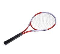 27 Inch Tennis Racket Single Tennis Racquet Beginner Competition Training Set with Carry Bag Adults Student Women Men (Red)